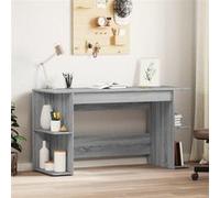 Bureau sonoma gris 140x50x75 cm bois d ingénierie Gris G