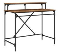 vidaXL Bureau Bois Ancien 100 x 50 x 90 cm Bois d'ingénierie