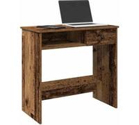 vidaXL Bureau style vieux bois en bois d'ingénierie 80×40×75 cm Marron