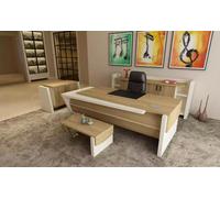 Bureau Table basse Meuble de classement Commode moderne en bois brun