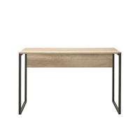 Bureau, Table d'ordinateur, table de travail coloris Chêne - Hauteur 77 x Longueur 120 x Profondeur 60 cm