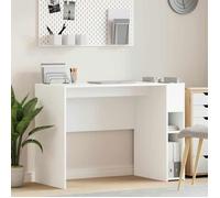 Bureau - VIDAXL - 109 x 50 x 78 cm - Blanc - Bois d'ingénierie - Grandes capacités de stockage