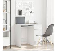 vidaXL Bureau Banc 86x49x76 cm Bois d'ingénierie, Bureau de Travail, Bureau d'étude, Bureau à Domicile, Bureau d'écriture, Bureau d'ordinateur