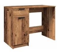 vidaXL Bureau vieux bois 100x50x75 cm bois d'ingénierie Marron