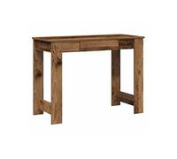 vidaXL Bureau vieux bois 100x45x75 cm bois d'ingénierie