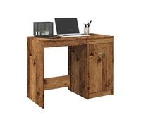 vidaXL Bureau Vieux bois en bois d'ingénierie marron 100x50x76 cm