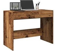 vidaXL Bureau Vieux Bois 101×50×76,5 cm en bois d'ingénierie