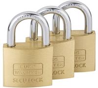 Burg Wächter 15291 Cadenas 37.60 mm fermeture universelle laiton avec serrure à clé