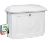 Burg Wächter 18350 MALMÖ 889 W Boîte aux lettres plastique blanc avec serrure à clé