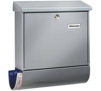 Burg Wächter 31440 VARIO 8672 Si Boîte aux lettres Tôle d'acier argent avec serrure à clé