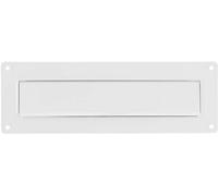 Burg Wächter 32470 PORTA 796 W Clapet pour boîte aux lettres aluminium, Tôle dacier blanc