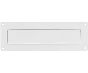 Burg Wächter 32470 PORTA 796 W Clapet pour boîte aux lettres aluminium, Tôle dacier blanc