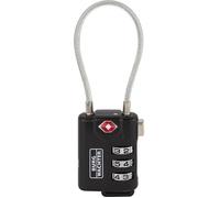 Burg Wächter 32891 Cadenas 32.80 mm TSA noir avec serrure à combinaison