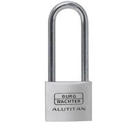 Burg Wächter 36081 Cadenas 40.00 mm fermeture différente aluminium avec serrure à clé