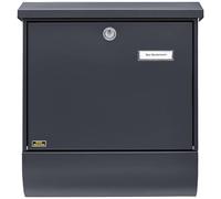Burg Wächter 38215 SET VARIO 86720 ANT (EC) Boîte aux lettres acier anthracite avec serrure à clé