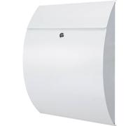 Burg Wächter Boîte aux lettres Riviera 835 W 38680 acier blanc avec serrure à clé