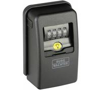 BURG-WÄCHTER Schlüsseltresor mit 4-stelligem Zahlencode für außen und innen, magnetisch, beleuchtet, sicher, Wandmontage, Key Safe 60L SB, Schwarz