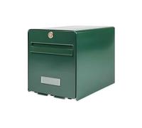 Burg Wächter Boîte aux lettres Favor – acier galvanisé, anti-effraction, 1 porte, verte