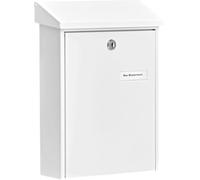BURG-WÄCHTER, Boîte aux Lettres avec Protection contre la pluie, Daily 5861 W, Format de Fente: DIN B5, Acier Galvanisé, Blanc