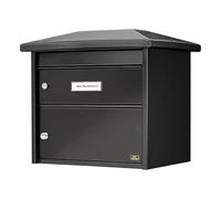 BURG-WÄCHTER, Boîte aux Lettres avec Toit, EUROPA ch 732 E, Noir