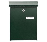 Burg Wächter Boîte aux lettres Daily 5861 GR – DIN B5, acier galvanisé, protection pluie, vert
