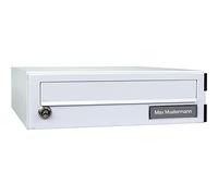 BURG-WÄCHTER Boîte aux lettres colis eBoxx, Pour extérieur, Principaux livreurs, Résistante, Acier galva, 20 L, A 625 W, Blanc (sim. RAL 9010)