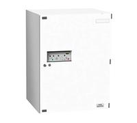 BURG-WÄCHTER Boîte aux lettres colis eBoxx, Pour extérieur, Principaux livreurs, Solide, Acier galva, 197 L, GV 644 S W, Blanc (sim. RAL 9016)