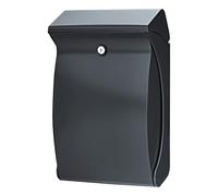 BURG-WÄCHTER, Boîte aux Lettres Compacte avec Butoir de Porte, Swing 4906 ANT, Format de Fente: A4, PVC, Anthracite