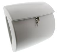 BURG-WÄCHTER, Boîte aux Lettres Kiel avec Porte-Journaux intégré, en Plastique, Blanc
