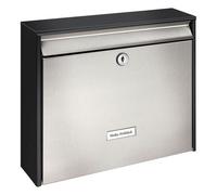 BURG-WÄCHTER Boîte aux lettres Oxford 6877B+S Acier inoxydable Argenté