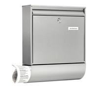 Burg-Wächter BURG-WÄCHTER Briefkasten Borkum-Set 38770 Ni H.422mm L.362mm P.100mm VA DIN C4 Quantité:1