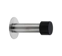 Burg Wächter Bloque-porte mural 15531 – Acier inoxydable, Longueur 90 mm, Ø 51 mm