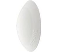 Burg-Wächter Butée de porte TPF 2050 DUO – plastique autoadhésif, blanc Ø 50 mm