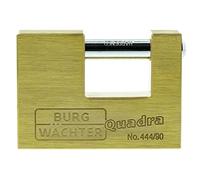 BURG-WÄCHTER, Cadenas 444 90 SB Quadra, avec Anse Rotative, Epaisseur de Anse: 12 mm, Laiton Massif