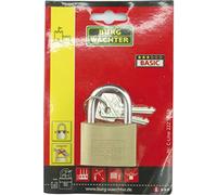 BURG-WÄCHTER, Cadenas à Cylindre 222 15 SB C-Line, Anse de 3,5 mm de Diamètre, Protection contre l'Ouverture par Coupe-Boulons et Perçage, 2 Clés Incluses