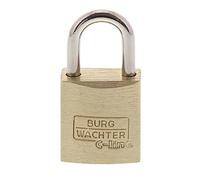 BURG-WÄCHTER, Cadenas à Cylindre 222 15 SB C-Line, Anse de 3,5 mm de Diamètre, Protection contre l'Ouverture par Coupe-Boulons et Perçage, 2 Clés Incluses
