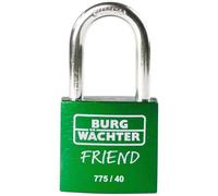 BURG-WÄCHTER, Cadenas à Cylindre 775 40 Friend 35 Green, Aluminium, Vert