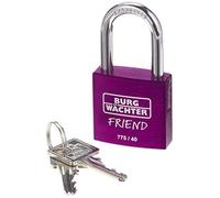 BURG-WÄCHTER, Cadenas à Cylindre, 775 40 Friend 35 Purple, Aluminium, Lila