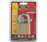 BURG-WÄCHTER, Cadenas à Cylindre en Laiton avec 2 Clés Réversibles, Boccia Lock 450 50 SB, 1 Pièce, 6591