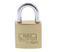 BURG-WÄCHTER, Cadenas, Lot de 2, Anse de 3,5 mm de diamètre, Protection contre l'ouverture par coupe-boulons et perçage, 4 Clés, Duo 222 20 SB