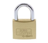 BURG-WÄCHTER, Cadenas, Lot de 2, Anse de 6 mm de diamètre, Protection contre l'ouverture par coupe-boulons et perçage, 4 Clés, Duo 222 40 SB
