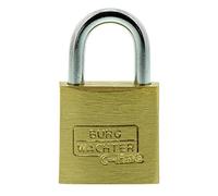 BURG-WÄCHTER, Cadenas, Lot de 3, Anse de 3,5 mm de diamètre, Protection contre l'ouverture par coupe-boulons et perçage, 4 Clés, Trio 222 20 SB