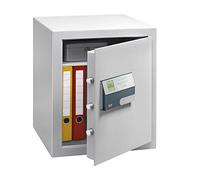 Burg Wächter Coffre-fort avec serrure à combinaison électronique, City Line, niveau de sécurité B, protection incendie DIN 4102-A1, C 340 E, gris, 45,3 l, 50 kg, H x l x P : 528 x 435 x 382 cm, avec