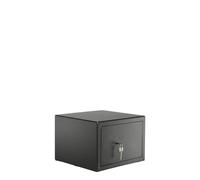 BURG-WÄCHTER Coffre pour mobilier avec clé, Home-Safe, Niveau de sécurité B, Protection incendie DIN 4102, Contrôlé VdS, Certifié ECB-S, 20,6 l, 30 kg, H 210 S, Noir