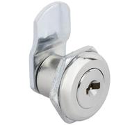 BURG-WÄCHTER, Cylindre de Rechange de Serrure pour Boîtes aux Lettres, pour épaisseur de 1 à 2 mm, 1 Pièce, Chromé, ZBK 70.SB