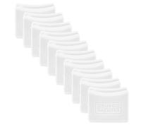 BURG-WÄCHTER Lock Cover LC 40 Lot de 10 housses de protection en plastique pour cadenas Magno et Alutitan - Protection de surface et marquage coloré - Blanc