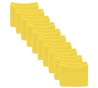 BURG-WÄCHTER Lock Cover LC 40 Lot de 10 housses de protection en plastique pour serrures Magno et Alutitan - Protection de surface et marquage coloré - Jaune