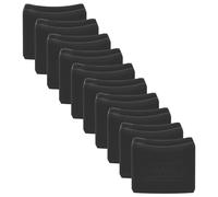 BURG-WÄCHTER Lock Cover LC 40 Lot de 10 housses de protection en plastique pour serrures Magno et Alutitan - Protection de surface et marquage coloré - Noir