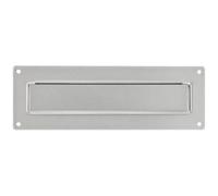 Burg Wächter 32480 PORTA 796 SI Clapet pour boîte aux lettres aluminium, Tôle d'acier argent