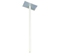 BURG-WÄCHTER, Pied pour Boîte aux Lettres, 115 cm de Long, Acier Galvanisé, Beige Clair